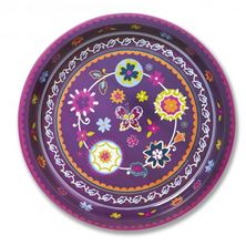 Picture of SUZANI ROUND TIN TRAY